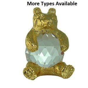 Bear figurine in exquisite Crystal Zoo NWT